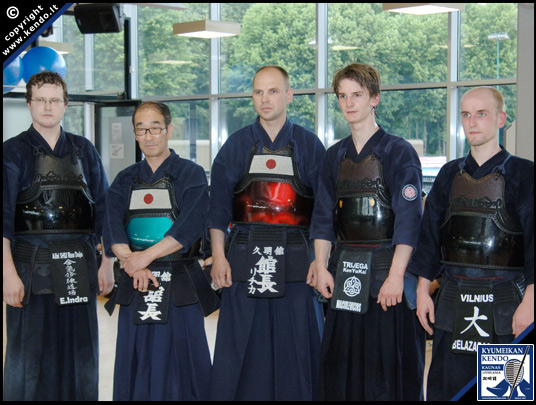 Edgaras Indra, Sensei Kubo, Ričardas Žilaitis, Mykolas Maciulevičius, Kastytis Belazaras, 