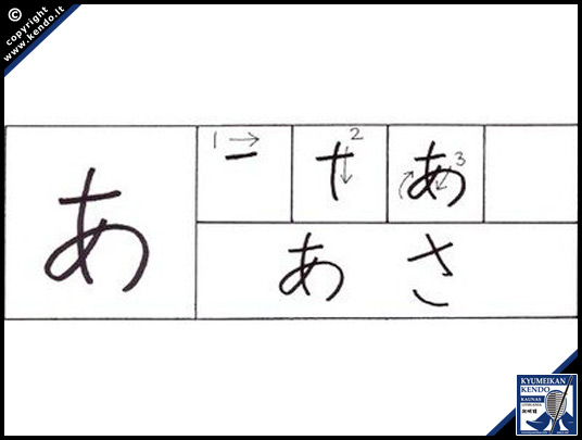 Pirmoji hiraganos abėcėlės raidę - A. Noriu mokytis japonų kalbos facebook socialiniame tinkle